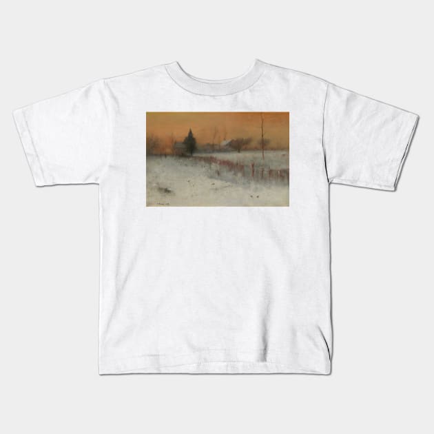 Home at Montclair by George Inness Kids T-Shirt by Classic Art Stall